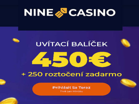 Nine Casino bonusy zdarma Slovensko 2023