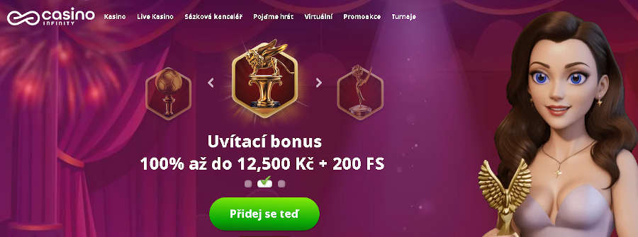 Infinity online casino bonus pre slovákov
